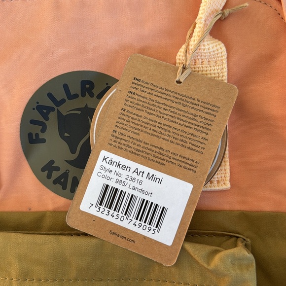 Fjallraven Kanken Art Mini Backpack - Picture 8 of 9